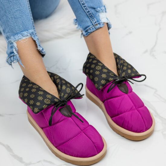 Alternative view of Модерни дамски цикламени апрески Snowy 10632