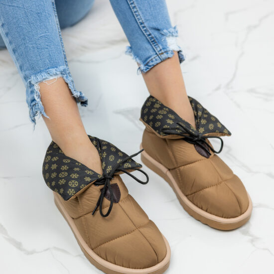 Alternative view of Модерни дамски кафяви апрески  Snowy 10633