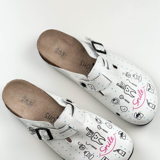 Alternative view of Ортопедични чехли със стелка от естествена кожа