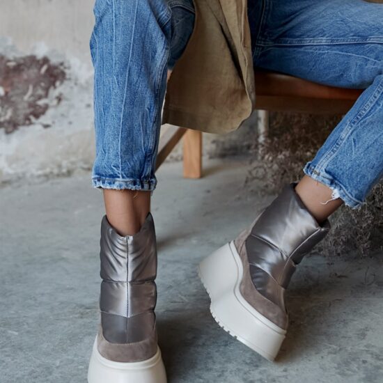 Дамски сиви апрески Stylish 10660 /