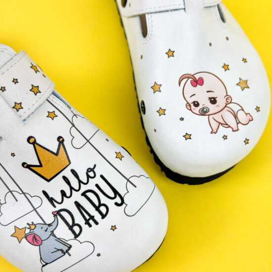 Ортопедични чехли със стелка от естествена кожа /