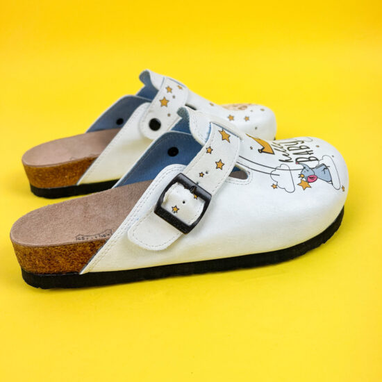 Ортопедични чехли със стелка от естествена кожа /