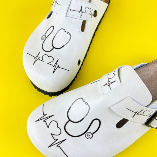 Ортопедични чехли със стелка от естествена кожа /