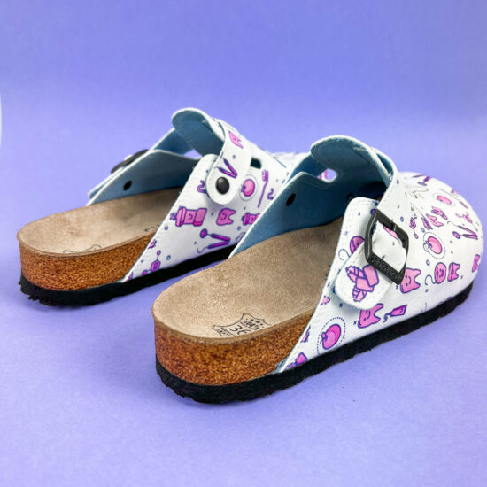 Ортопедични чехли със стелка от естествена кожа /