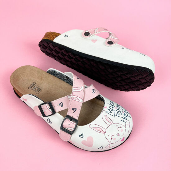 Мake Me Happy Ортопедични чехли М със стелка от естествена кожа /