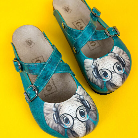 Ортопедични чехли Green Elephant със стелка от естествена кожа 700040 /