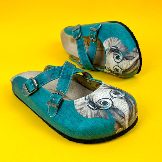 Ортопедични чехли Green Elephant със стелка от естествена кожа 700040 /