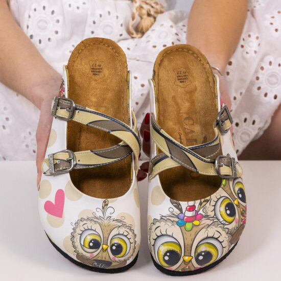 Alternative view of Ортопедични чехли със стелка от естествена кожа