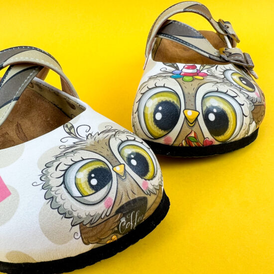 Ортопедични чехли със стелка от естествена кожа /