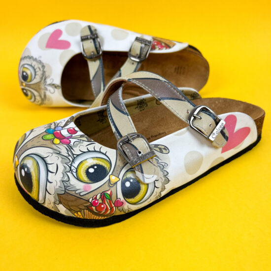 Ортопедични чехли със стелка от естествена кожа /