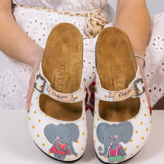 Alternative view of Ортопедични чехли със стелка от естествена кожа