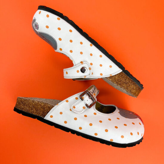 Cute Elephant Ортопедични чехли със стелка от естествена кожа /