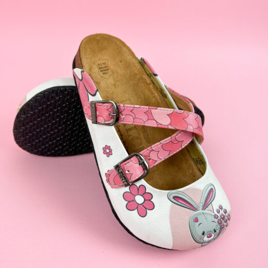 Ортопедични чехли със стелка от естествена кожа /