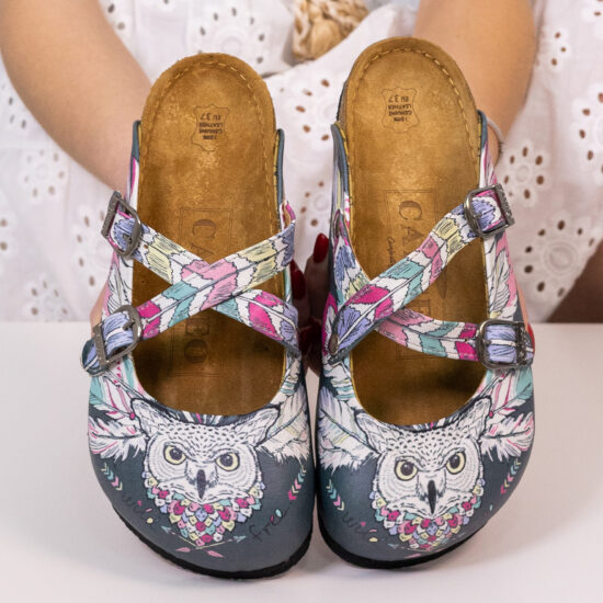 Alternative view of Ортопедични чехли със стелка от естествена кожа