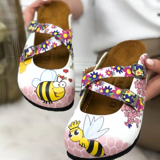 Alternative view of Ортопедични чехли със стелка от естествена кожа