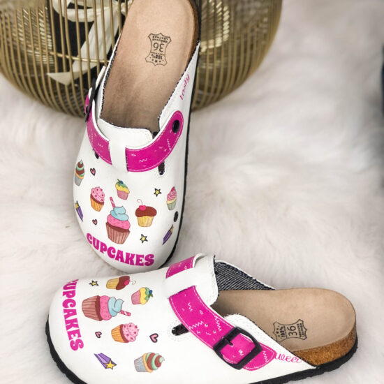 Ортопедични чехли със стелка от естествена кожа /