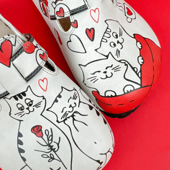 Ортопедични чехли Red Cats със стелка от естествена кожа 700076 /