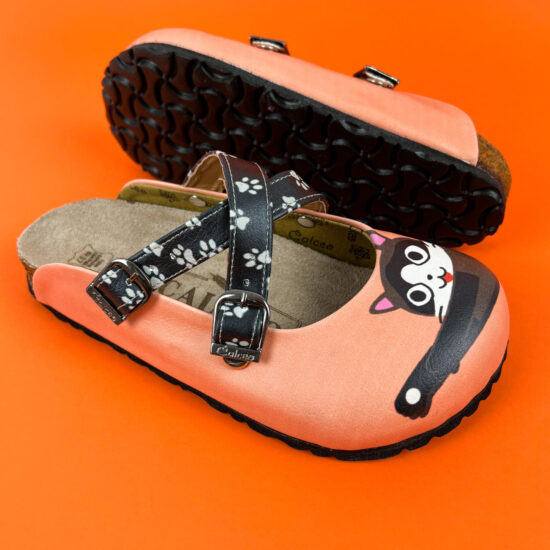 Ортопедични чехли Kitty със стелка от естествена кожа 700078 /