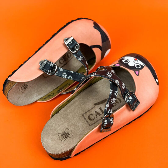 Ортопедични чехли Kitty със стелка от естествена кожа 700078 /