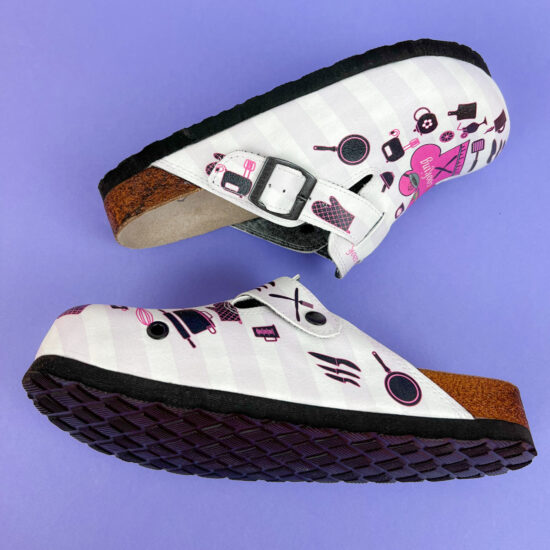 Ортопедични чехли със стелка от естествена кожа /