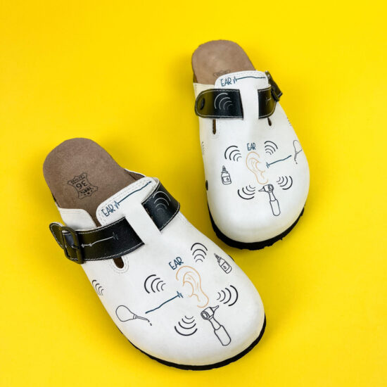 Ортопедични чехли със стелка от естествена кожа /