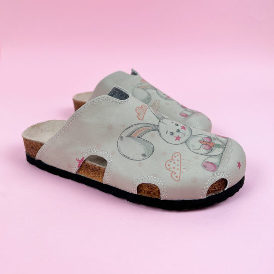 Летни ортопедични чехли със стелка от естествена кожа /