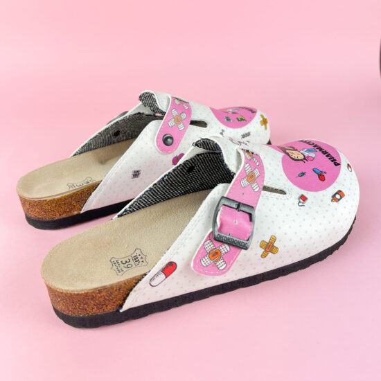 Ортопедични чехли със стелка от естествена кожа /