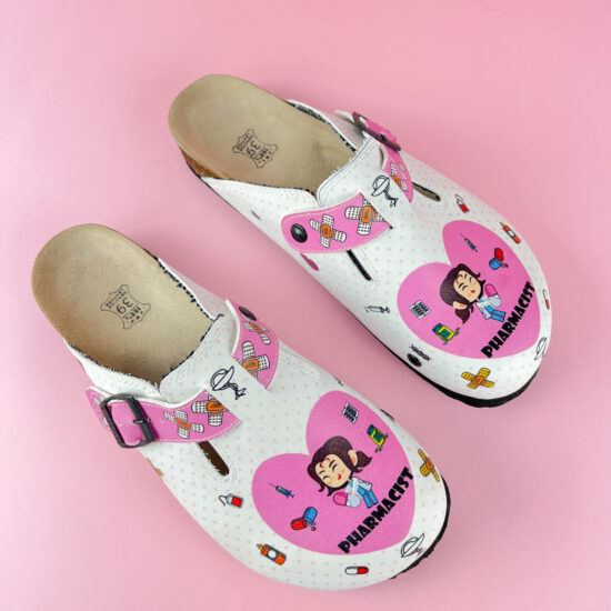 Ортопедични чехли със стелка от естествена кожа /