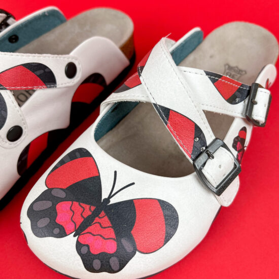 Ортопедични чехли със стелка от естествена кожа /