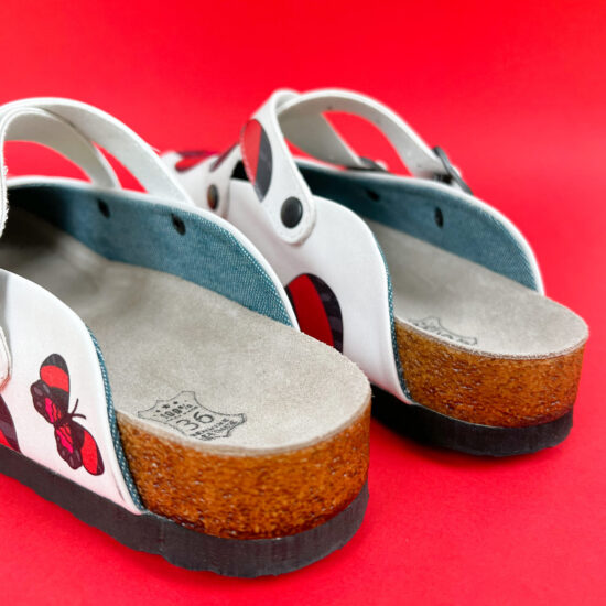 Ортопедични чехли със стелка от естествена кожа /