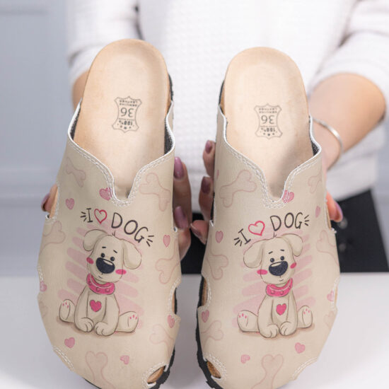 Alternative view of Летни ортопедични чехли със стелка от естествена кожа