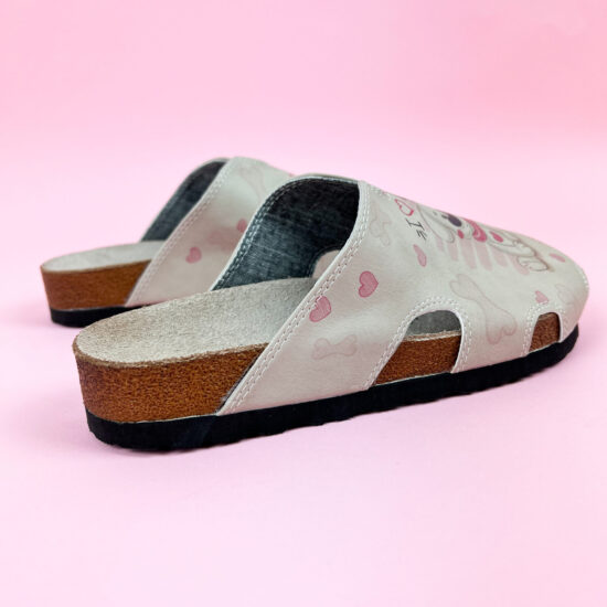 Летни ортопедични чехли със стелка от естествена кожа /