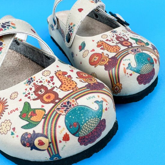 Ортопедични чехли със стелка от естествена кожа /