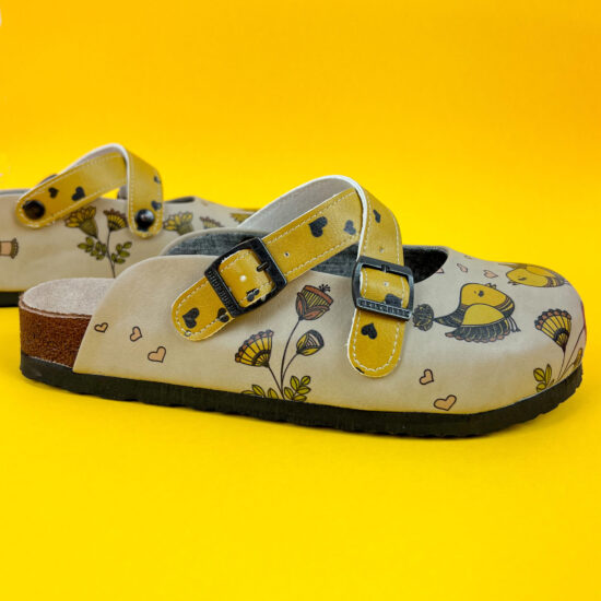 Swallows Ортопедични чехли със стелка от естествена кожа /