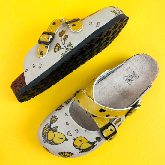 Swallows Ортопедични чехли със стелка от естествена кожа /