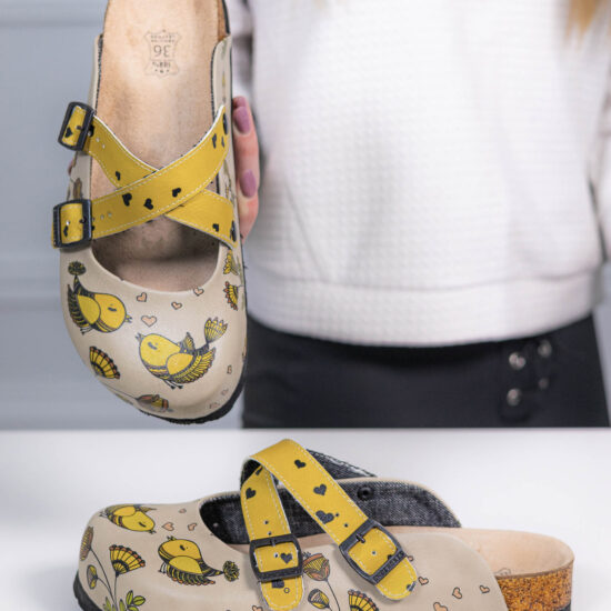 Swallows Ортопедични чехли със стелка от естествена кожа /