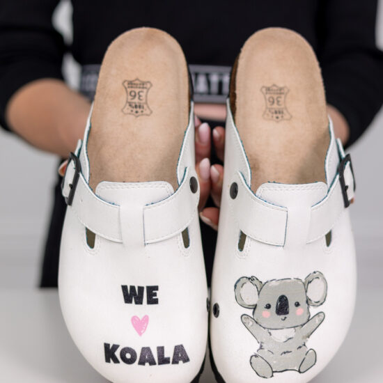 Alternative view of Ортопедични чехли със стелка от естествена кожа