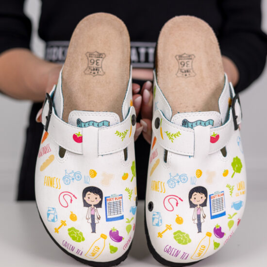 Alternative view of Ортопедични чехли със стелка от естествена кожа