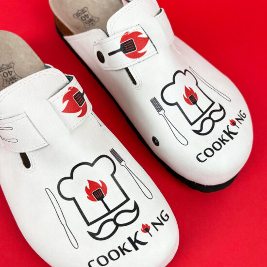 Ортопедични чехли със стелка от естествена кожа /