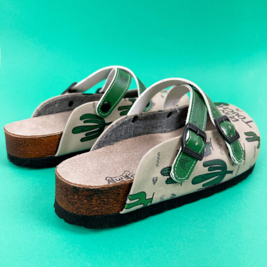 Ортопедични чехли със стелка от естествена кожа /