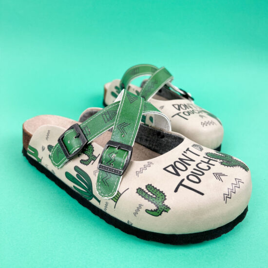 Ортопедични чехли със стелка от естествена кожа /