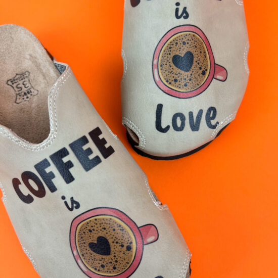 Летни ортопедични чехли със стелка от естествена кожа /