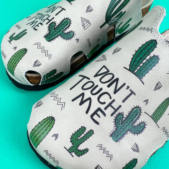 Летни ортопедични чехли със стелка от естествена кожа /