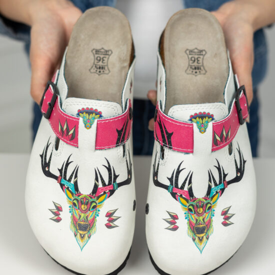 Alternative view of Ортопедични чехли със стелка от естествена кожа