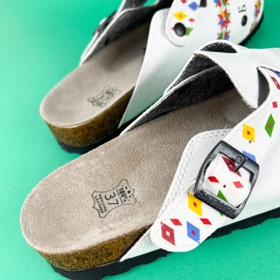 България Ортопедични чехли България със стелка от естествена кожа /