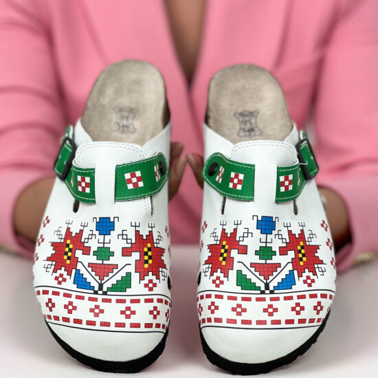 Alternative view of Ортопедични чехли Шевица със стелка от естествена кожа