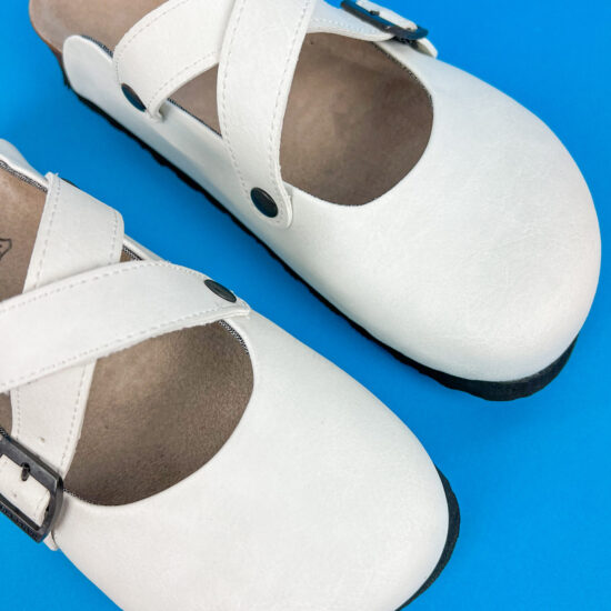 Ортопедични чехли със стелка от естествена кожа /