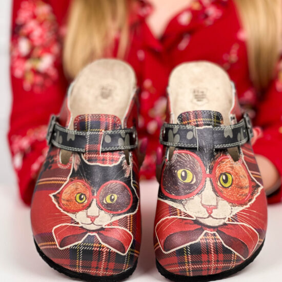 Alternative view of Ортопедични чехли Mr. Cat със стелка от естествена кожа 700178