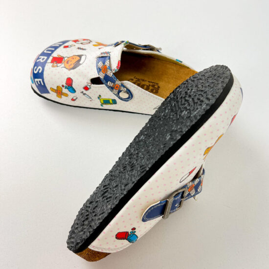 Ортопедични чехли със стелка от естествена кожа /