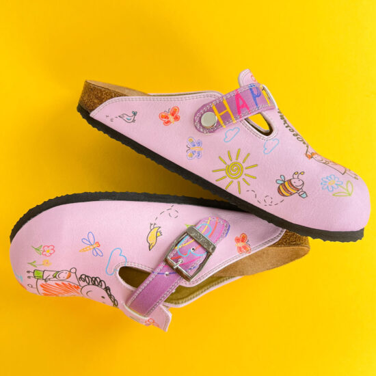 Ортопедични чехли със стелка от естествена кожа /